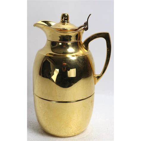 Vintage Alfi Carafe in Gold Finish | Chairish