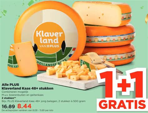 Klaverland Kaas Stukken Aanbieding Bij Plus