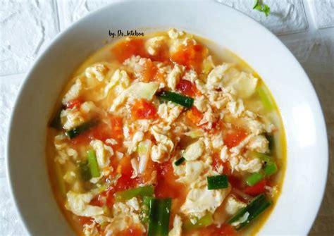 Resep Tan Hua Tang Sup Telur Tomat Oleh Rany Trisuci Cookpad