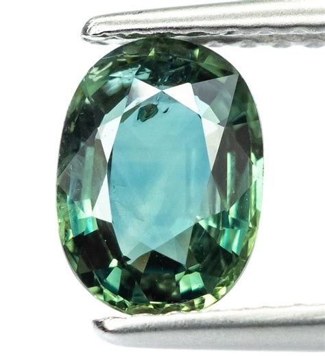 No Reserve Intense Bluish Green Sapphire Ct Catawiki