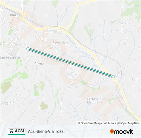 Acsi Route Schedules Stops Maps Acsi Siena Via Tozzi Updated