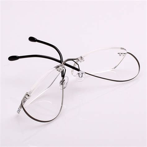 Agstum Flexible Optical Hingeless Gold Eyeglasses Titanium Rimless Glasses Frames For Men Women