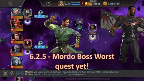 Mordo 625 Boss Fight Power Control Champs Youtube