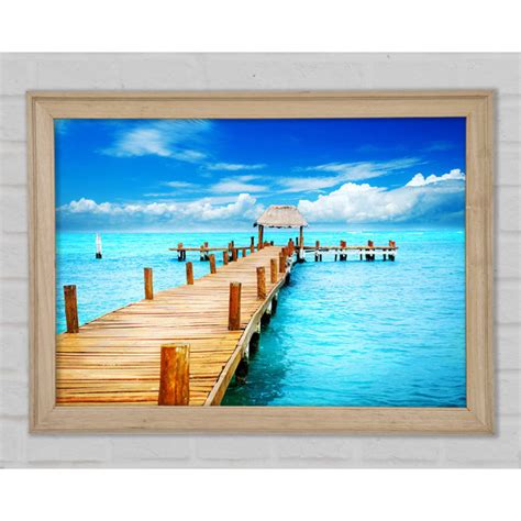 Haus Am Meer Gerahmtes Bild Honeymooners Paradise Wayfair De