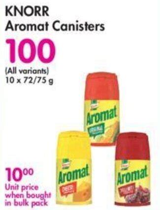 Knorr Aromat Canisters All Variants X G Offer At Makro