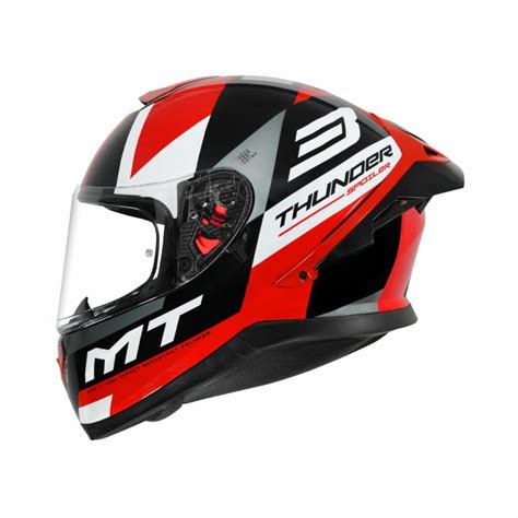 Buy Mt Thunder Pro Calipso Gloss Helmet Red India