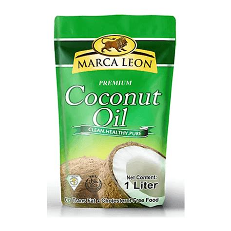 Marca Leon Coconut Oil Pouch L Cooking Oil Walter Mart