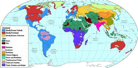 World Religions By Population 2024 - Torey Halimeda