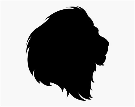 Pink Lion Head Silhouette , Free Transparent Clipart - ClipartKey