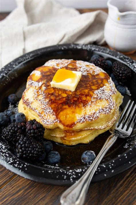 Diner Style Buttermilk Pancakes Cast Iron Recipes