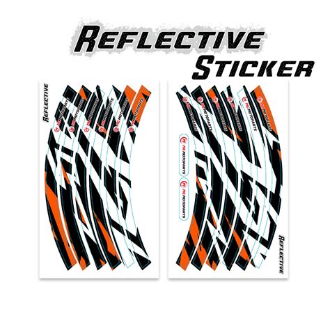 Fk Reflective Rim Sticker For Yamaha Fj Tracer Fjr Mt