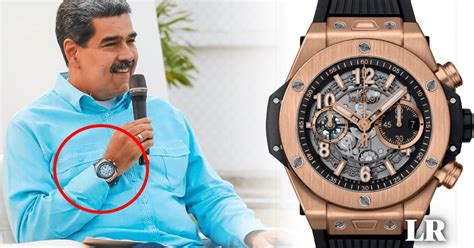 Red Fashion El reloj de Nicolás Maduro así luce el Hublot Watch del