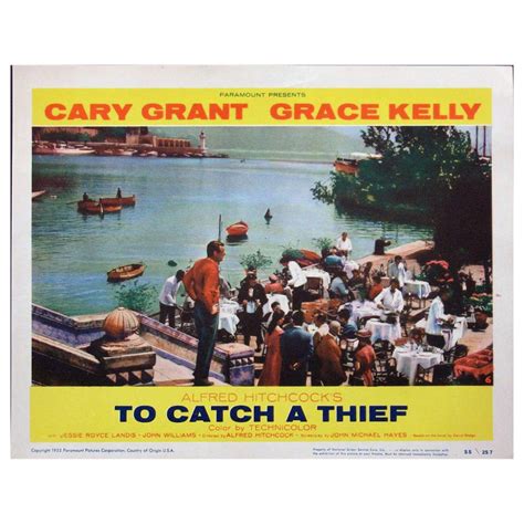 To Catch A Thief Unframed Poster 1955 For Sale At 1stdibs