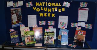 Canning College Library Displays National Volunteer Week