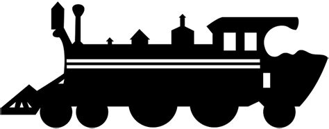 Steam Locomotive Free Vector Silhouettes On Creazilla