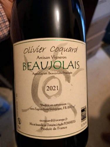 Olivier Coquard Beaujolais Rouge Vivino US