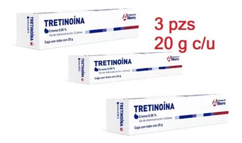 3 Tretinoina 0 05 Crema Quita Acné Manchas Y Cicatrices Envío gratis