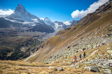 Parcours De Trail Autour De Zermatt