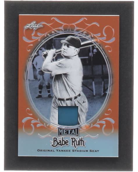 Babe Ruth Leaf Metal Babe Ruth Collection Yankee Stadium Seats