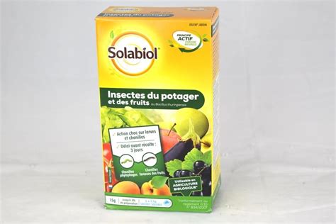 Insectes Du Potager Et Des Fruits Bio 15 G Solabiol Florol