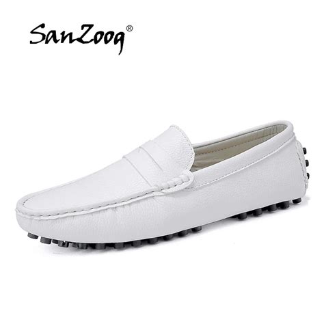 Натуральная кожа мужская обувь для мужчин лоферы с шипами Мокасины ...