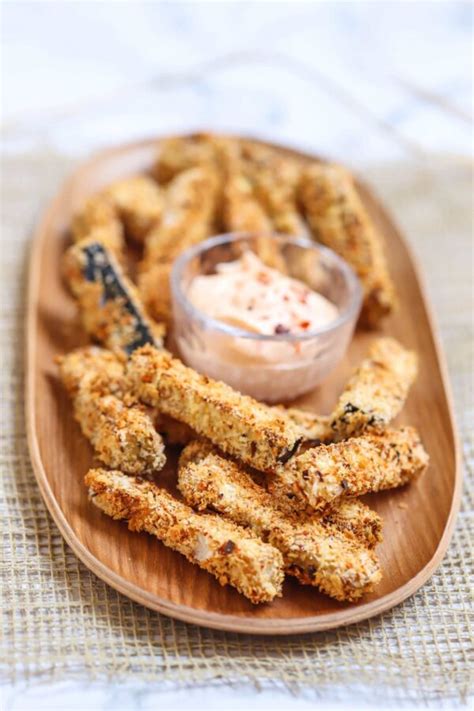 Air Fryer Eggplant Sticks Angedim