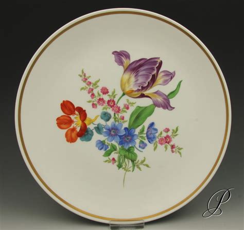 Wandteller Meissen 1 Wahl Im Dekor Blume4 Porzellan Porcelain