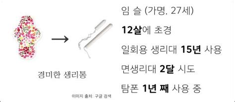 1회용 생리대 불안에 대안생리용품 써보니2실패기