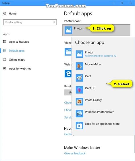 Choose Default Apps In Windows Tutorials