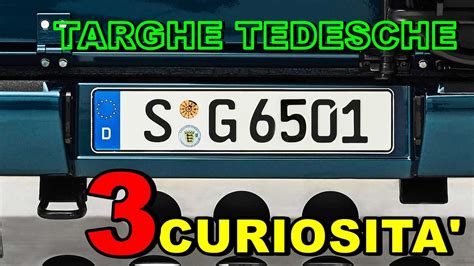 Targhe Auto Tedesche Curiosit Da Sapere Video Autoprove It