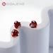 Gigajewe Red Color Best Manual Heart Cut Vvs Moissanite Loose Etsy