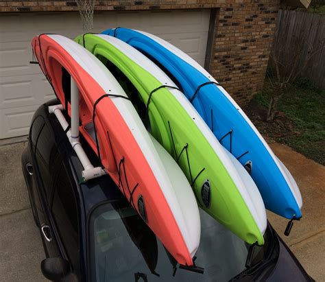 How To Make Your Own Car Top Kayak Rack Kurt S Blog Kayak Rack Kayak Rack For Car Kayak