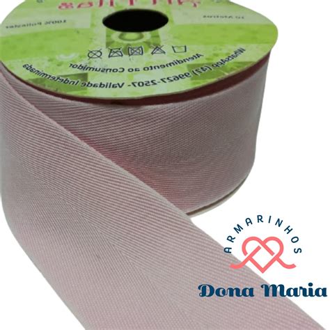 Fita PB 08 Rosa 38mm Art Fitas Armarinhos Dona Maria