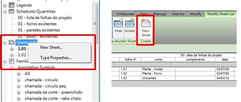 BIMrevit Construtora Virtual Blog Folhas Sheet