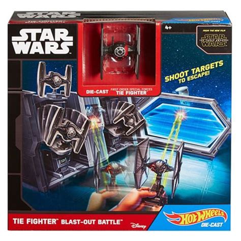 Star Wars Hot Wheels TIE Fighter Blast Out Battle Playset