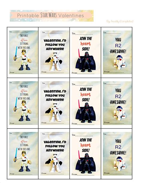 Star Wars Valentines Cards