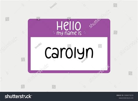 14 Carolyn Name Images Stock Photos And Vectors Shutterstock