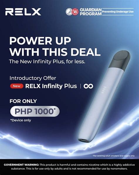 Power Up Your Day With The New Relx Infinity Plus