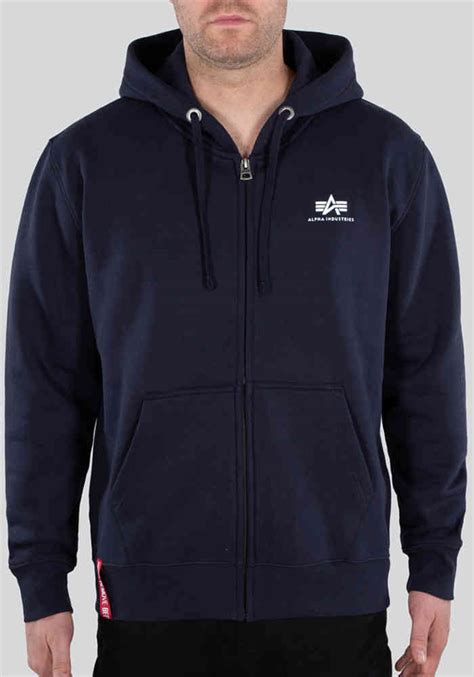 Alpha Industries Basic Zip Hoodie Buy Cheap Fc Moto