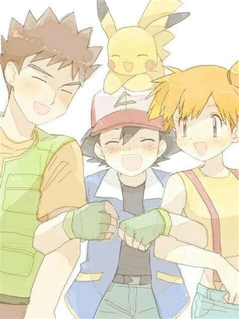 Original Pokemon Characters Ash Brock