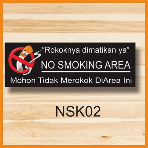 Jual Dilarang Merokok Stiker No Smoking Hiasan Dinding Stiker Dilarang