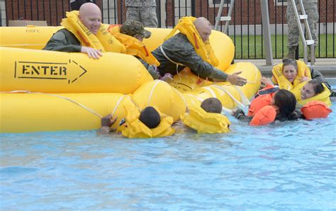 Aes Conducts Combat Water Survival Training