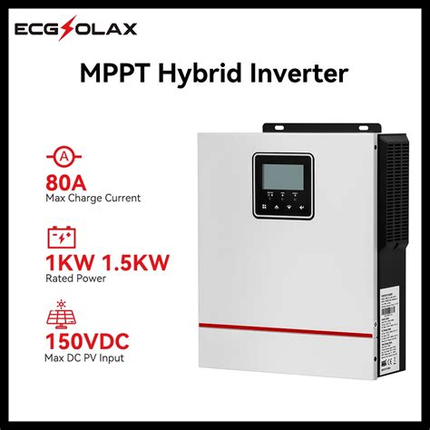 ECGSOLAX 1KW 1 5KW Solar Hybrid Inverter 12V 24V 220V 1000W Hybrid