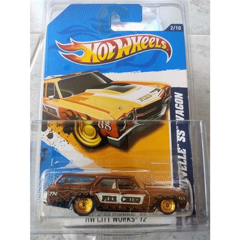 Hot Wheels Chevelle Ss Wagon Super Treasure Hunt Kshop Shopee