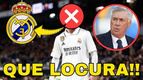 Terremoto En El Real Madrid Por Este Jugador Ancelotti En Duda