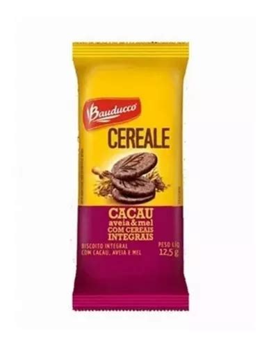 Biscoito Cereale Cacau Bauducco 100 Sachês