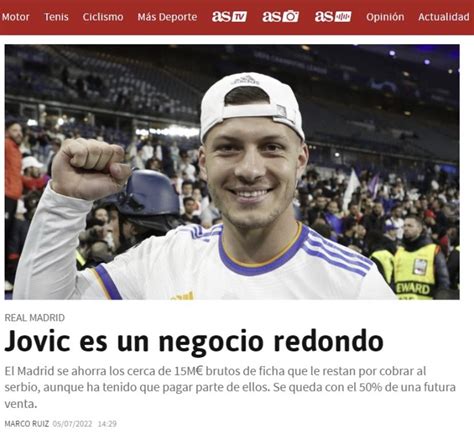 Petachu on Twitter RT HoyEnDeportes4 El Madrid fichó a Jovic por