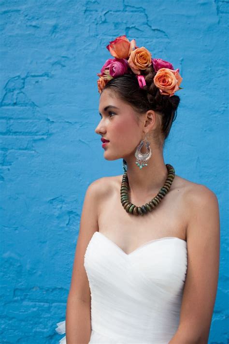 Mexico City Inspired Bridal Look Makeup And Hair By Brett Dorrian