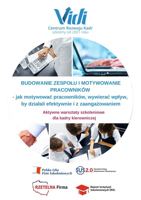 Szkolenie Motywowanie pracowników i budowanie zaangażowania szkolenie