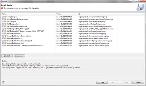 Java Installing Windowbuilder On Bit Eclipse Stack Overflow